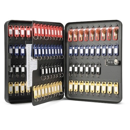 Carl Mfg Cabinet, f/Keys, 137 Cap, Combination, BK CUI81137